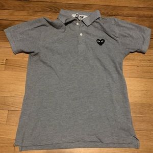 Grey cdg polo